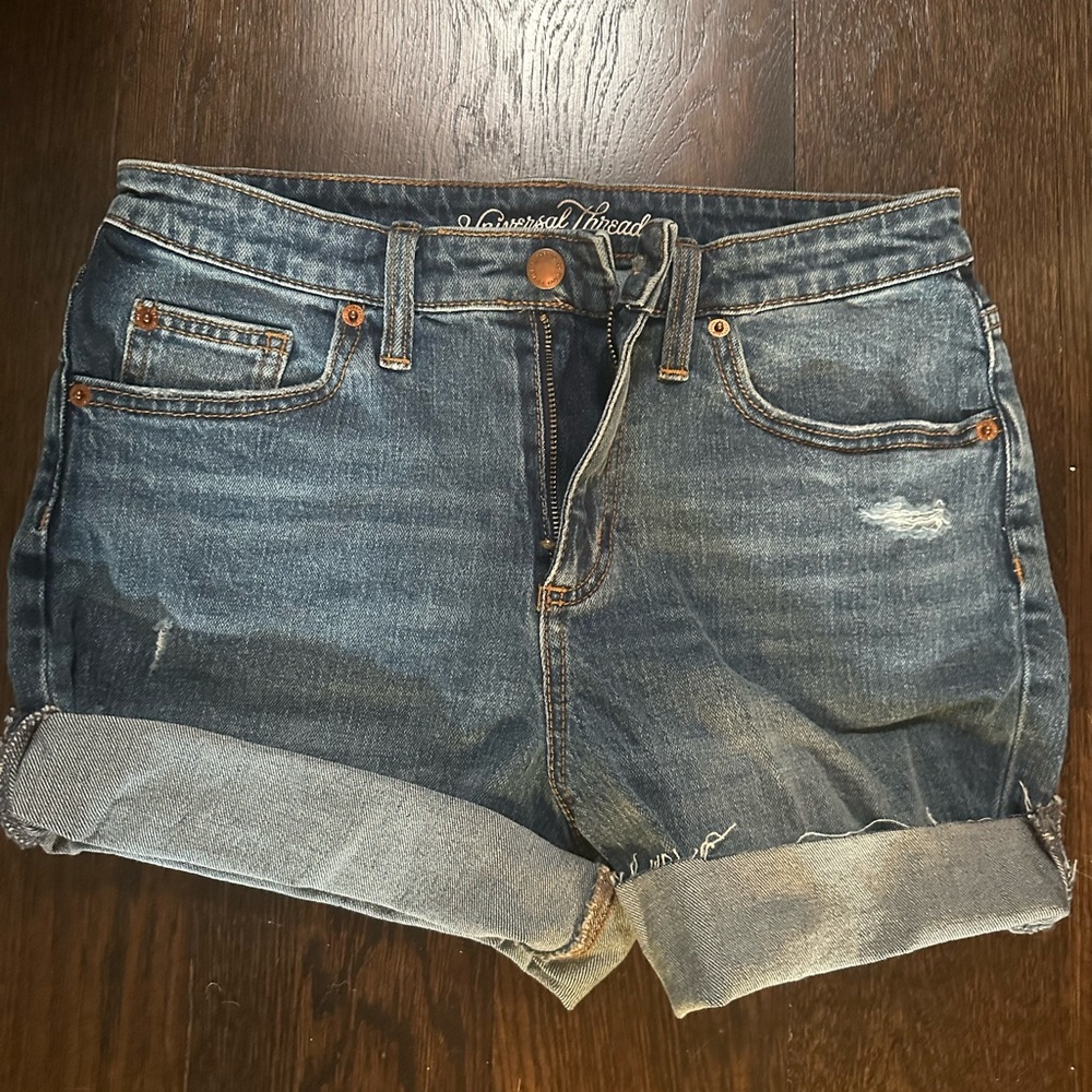 Universal Thread Women's Dark Blue Jean Shorts